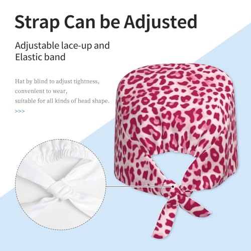 Image of Unisex Adjustable Surgical Sweatband - Elastic Bandage Cap - Scrub Caps for Nurse Working Cap