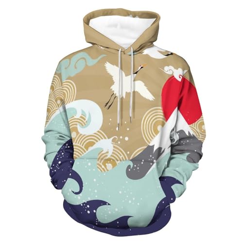 Sweatshirt pull oie du lever du soleil UMENG contre le froid matinal