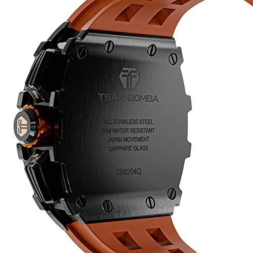 Image of TSAR BOMBA Mens Watch for Men Waterproof Men's Wrist Watches Gift for Men