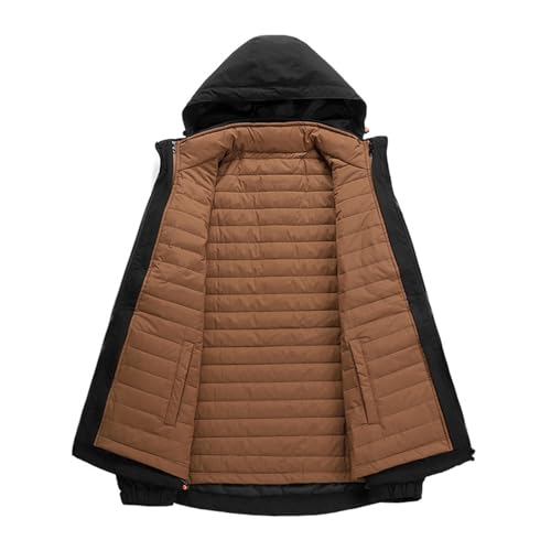 Ropa de montañismo impermeable tres en uno con chaleco térmico desmontable de hombre 2