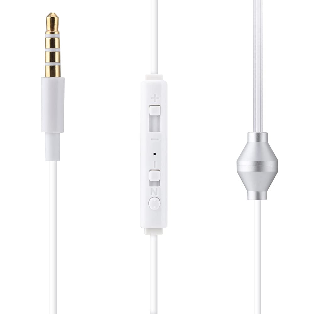 Estink Anti-Radiation Air Tube Headset Wired in-Ear, White