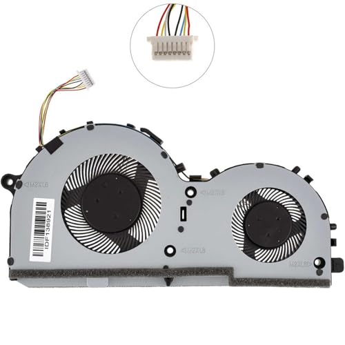 Image of High- Quality Replacement Internal CPU+GPU Cooling Fan for Lenovo Ideapad L340 Gaming L340-15IRH L340-17IRH L330-15 17ICH Series DC28000E1D0 Laptop. Comes With MH501 (Cooling paste).