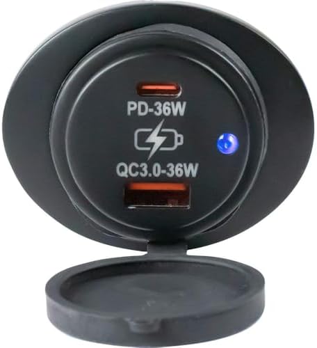 Sea-Dog Oval Surface Mount USB 3.0 & USB-C Power Socket image 5