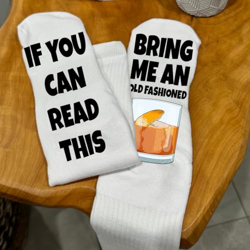 Old Fashioned Whiskey Socks – Funny Cocktail Gift for Men and Women4