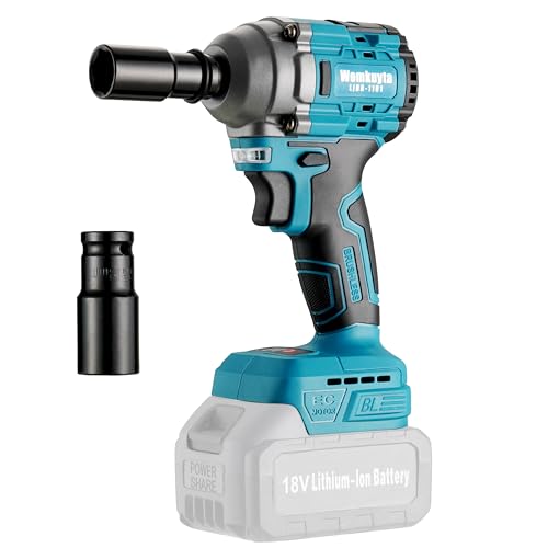 Womkuyta 500N電動 インパクトレンチ 充電式 タイヤ交換 1.05kg 軽量...