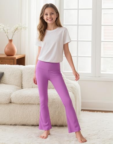 Leggings évasés pour filles parfaits pour l'école et le parc - 3