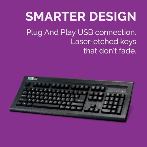 Image of TVS Gold Mechanical Wired Keyboard || 1.5 Meter USB Cable, USB Gold Keyboard (Black) || 1 Year Warranty