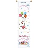 5,4 puntadas/cm. Vervaco Hello Kitty - Kit para Cuadro de Punto de Cruz, diseño de Hello Kitty, Multicolor