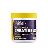Healthy Origins® Performance Creatine with Creapure®, Unflavored Micronized Powder, Supports Muscle Function, Energy & Recovery, 21.2oz (600g), 120 Servings
