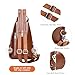 Over Earth Genuine Leather Sling Bag for Women Men Small Causal Crossbody Purse Chest Backpack(O212E Brown)