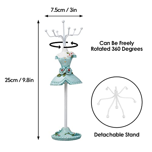 Jenngaoo Hanging Jewelry Organizer, Dress Display Stand Jewelry Tree - Image 2