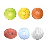 Baby Sensory Balls, Baby Soft Rubber Balls for Toddlers 1-3, Montessori Baby Sensory Toys, Baby Bath