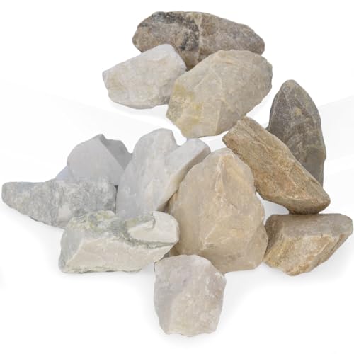Image of EISCO 12PK Raw Fine White Marble, Metamorphic Rock Specimens - Approx. 1 inch - Geologist Selected & Hand Processed - Great for Science Classrooms - Class Pack