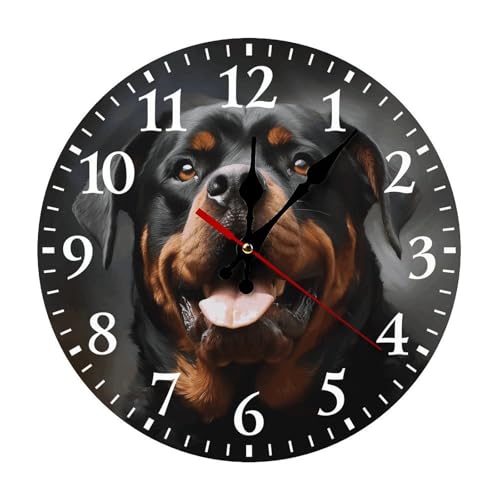 Reloj de Pared Redondo de Madera 12 Pulgadas miniatura 1
