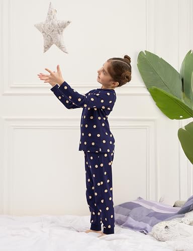 Image of Amazon Brand - Symbol Girls Night Dress | 100% Cotton T-Shirt & Pajama Set | Full Sleeves | Age 2-12 Years