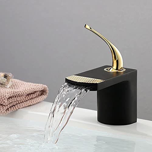 Robinet lavabo cascade haut pour éliminer les éclaboussures de vasque - 7
