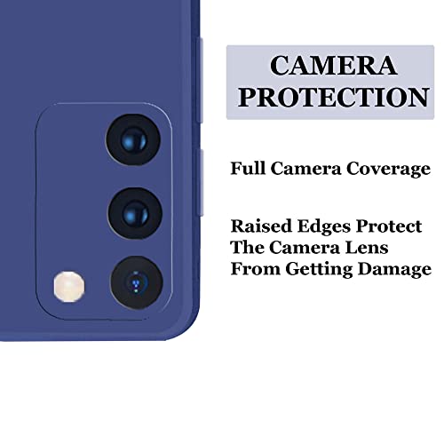 Image of A rtistque Back Cover Case for Samsung Galaxy M02s / F02s With Camera Protection | Shockproof TPU | Stylish Protective Design | Slim Fit | Ultra Matte | Samsung Galaxy M02s / F02s Back Cover - Blue
