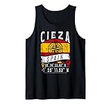 Celebra Cieza, España con este diseño de España con las coordenadas GPS de Cieza y la bandera de España. ¡Muestra tu origen, lugar de nacimiento o próximo destino de vacaciones!
