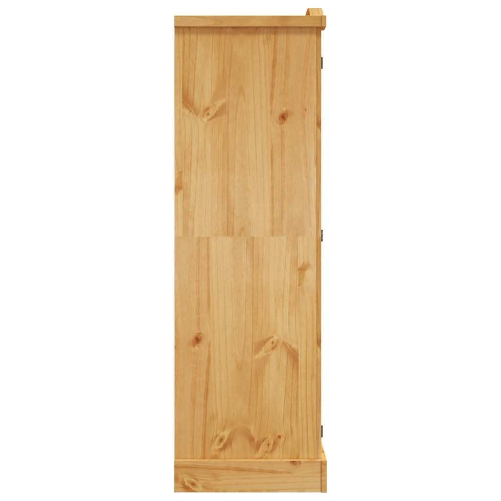 vidaXL Armadio Legno di Pino Messicano Corona Range 3 Ante Mobile Guardaroba