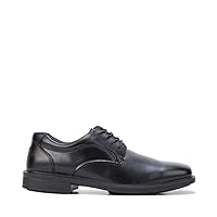 Hush Puppies Men's Heathcote Dress Shoe, Black, UK 9/US 10
