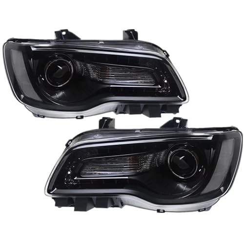 �t���i Compatible With Chrysler For 300C Headlight 2011-2017 �����^DRL�^�[���V�O�i���w�b�h�����v�A�Z���u�� �����ԃA�N�Z�T���[ 2�Z�b�g