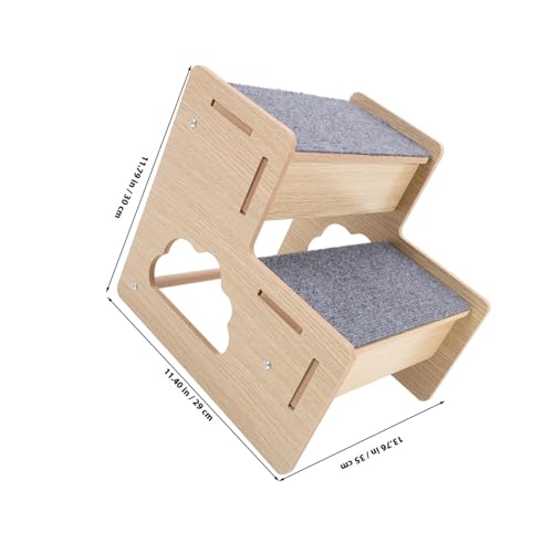 Escalier pour animaux en bois adapté aux petits chiens pour éviter les sauts - 3