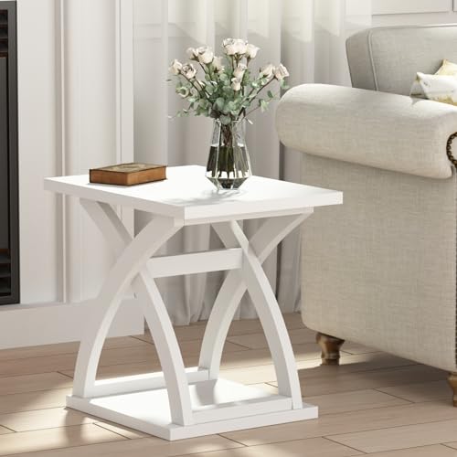 ChooChoo End Side Table,Modern End Table with Storage Shelf by ChooChoo - Used condition - Image 7
