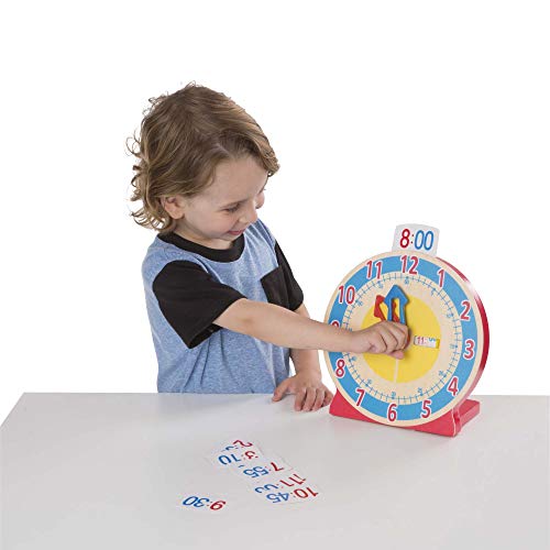 image for Melissa & Doug Turn and Tell Clock & Play Money Set - Educational Toy 