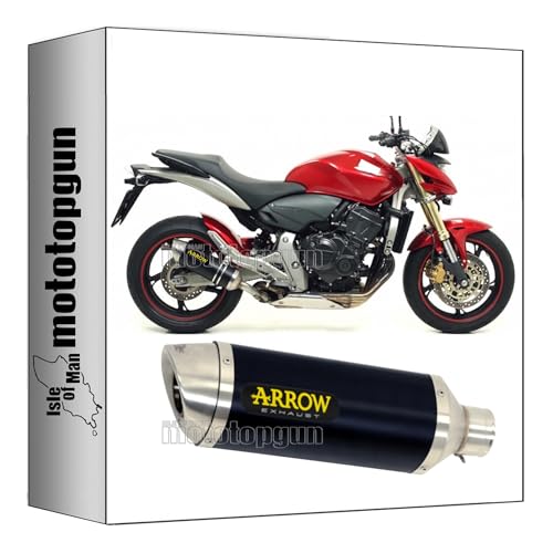 Pot echappement Arrow Thunder noir pour Honda CB 600 F Hornet 2007-2013