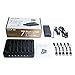 AVLT 7 Port USB Charging Station with Quick Charge for Multiple Devices - 5 Pack 9.8