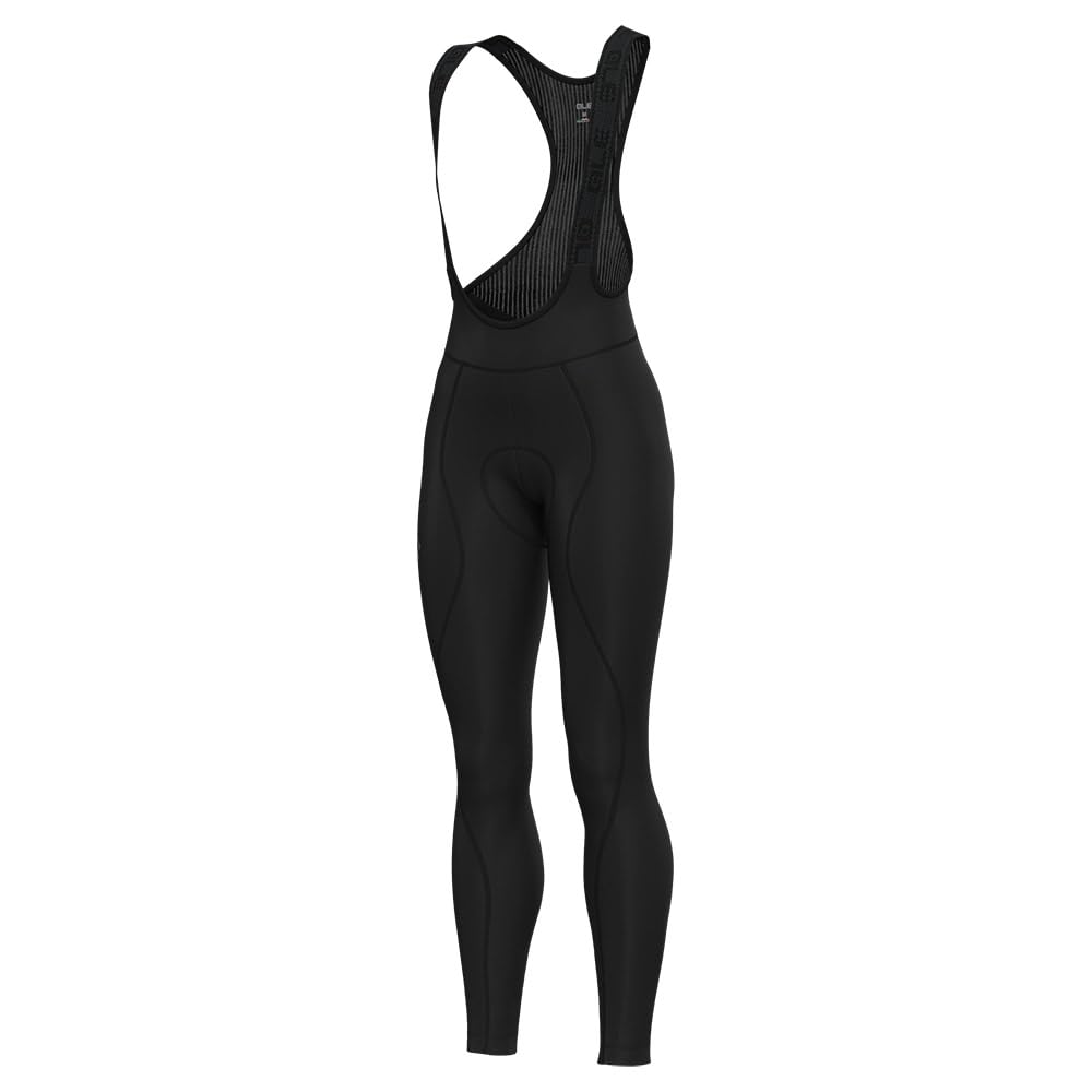 Alé Cycling Women's Pragma Winter Bib Tights, Black, XXL