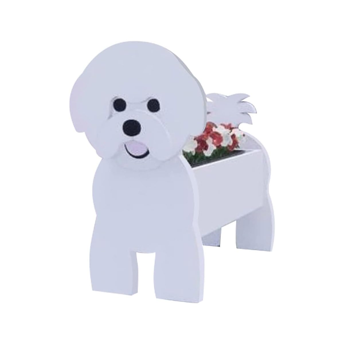 Cute Dog Planter Pot, Detachable PVC Animal Flower Pots for Succulents