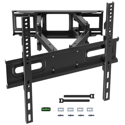 PUTORSEN TV Wandhalterung Schwenkbar für 32-70 Zoll Fernseher, Max 50 kg, Neigbar TV Halterung, VESA 75 x 75-400 x 400 mm