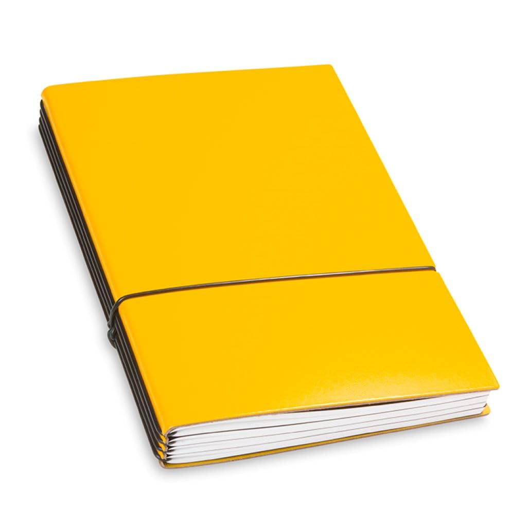 X17-A5 Terminplaner/Organizer 2026 | Kalender |gelb; Vegan! Sehr robust. Austauschbare Hefte: Wochenkalender Classic+ 2 Hefte (blanko, gepunktet), Made in Germany