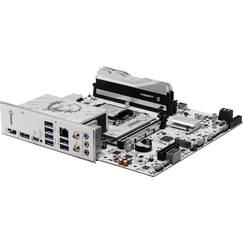 Image of MSI B860M Gaming WiFi Motherboard, mATX - Supports Intel Core Ultra Processors (Series 2), LGA 1851 - DDR5 Memory Boost 9066+ MT /s (OC), PCIe 5.0 x16, M.2 Gen5, Realtek 5G LAN, Wi-Fi 7