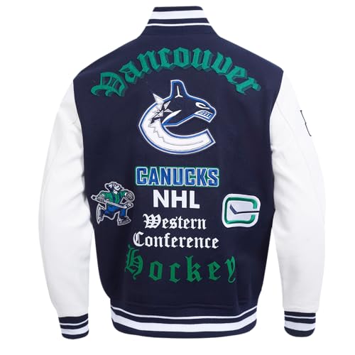 Image of Pro Standard Mens NHL Old English Varsity Jacket