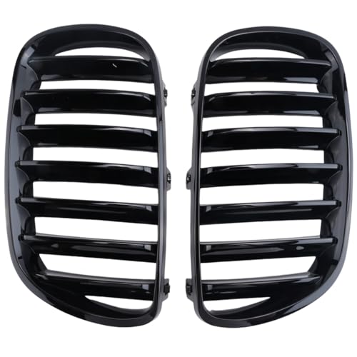 Calandre noire brillante pour BMW E83 X3 double ligne finition premium haute résistance