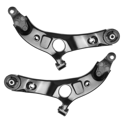 Image of Detroit Axle - 8pc Front End Control Arms Kit for Hyundai 2015-2018 Santa Fe, 2015-2019 Santa Fe XL, 2 Lower Control Arms Ball Joints Assembly 2 Sway Bars 4 Inner Outer Tie Rods 2016 2017 Replacement