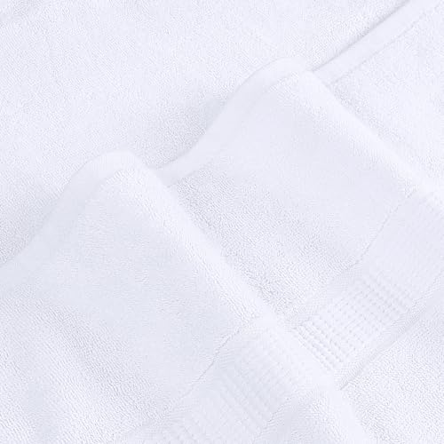 Image of Utopia Towels Jumbo Bath Sheets, 2 Pack, 35x70 in, 600 GSM Cotton, White | Extra Large Ring Spun Cotton Bath Sheets - Soft, Plush, Quick-Drying, Highly Absorbent, Great for Everyday Use