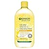 Garnier Micellar Vitamin C Cleansing Water, Gentle face Cleanser & Makeup Remover, Hypoallergenic. Vegan Formula, Suitable For Dull And Uneven Skin, Brightening Formula, Dermatologically Tested, 700ml