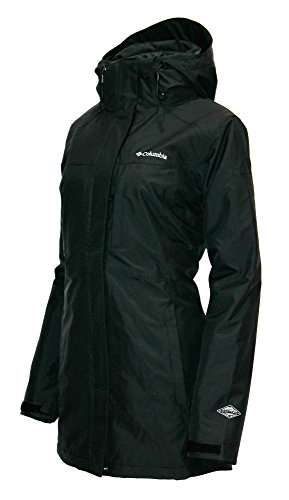 Columbia Women's Frigid Flight Long Interchange 3 in 1 Jacket OMNI HEAT, Black, Large