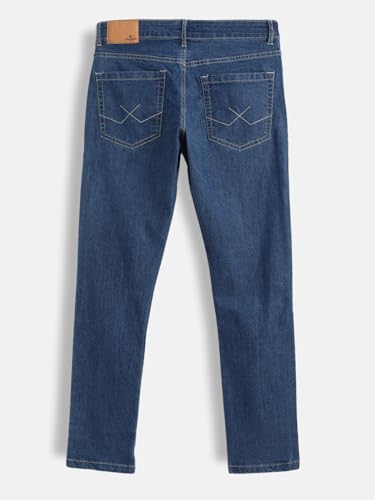 Image of WROGN Men's Cotton Stretch Jeans | Mid Rise | Slim Fit