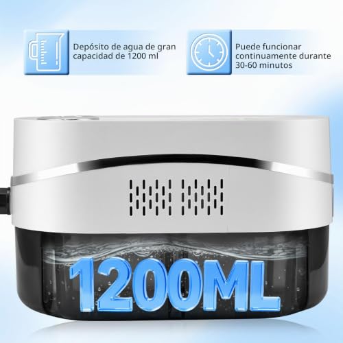 Miniatura 8 de Limpiador A Vapor Con 8 Cabezales, 1200ml 105-120 Vaporeta Limpieza Hogar Potente, Portátil Máquina De Limpieza A Vapor Presurizada De Alta Temperatu Para Cocina, Baño, Coches Mit 1,5 M Netzkabel