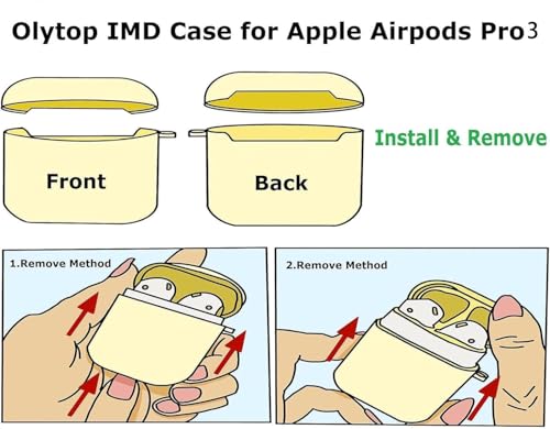 Étui AirPods Pro 3 protection Apple iPod Pro 3e génération coque rigide papillon