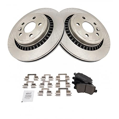 TRQ Rear Brake Pad & Rotor Kit Brake Pads Brake ...