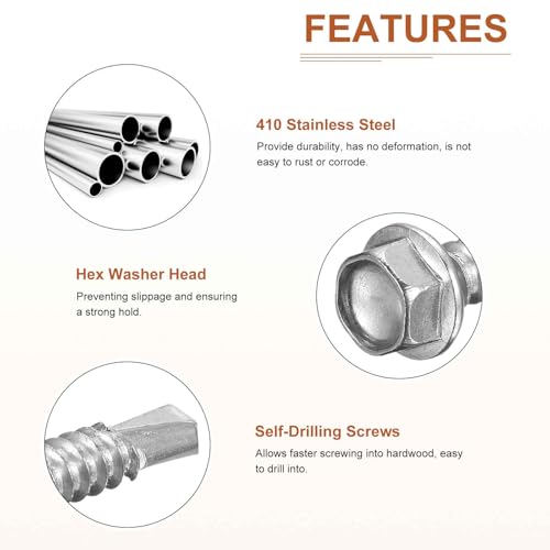 Tornillos autorroscantes con cabeza hexagonal DTGN x25 miniatura 3