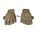 Maddog Tactical Half-Finger Gloves - Tan - Large/X-Large