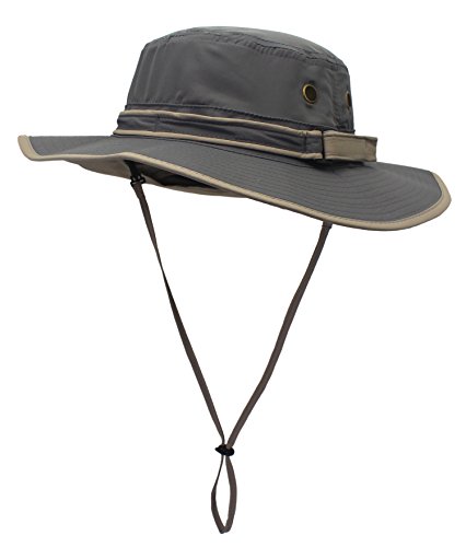 Image of Home Prefer UPF50 Mens Sun Hat with Neck Flap Quick Dry UV Protection Cap Womens Wide Brim Fishing Hat Neck Flap Beach Garden