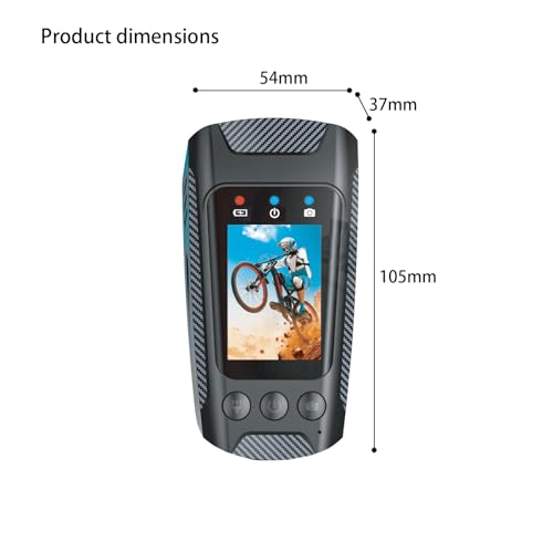 ZEXKENS C3Pro Cámara de Bicicleta 4K con Alerta Electrónica miniatura 3