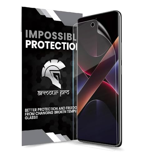 Image of ArmourPro Screen Protector for Poco X7, Premium Ultra Thin TPU Front Membrane Guard, Bubble-Free, Edge to Edge Coverage, Fingerprint Friendly | Crystal Clear, 1 Pack